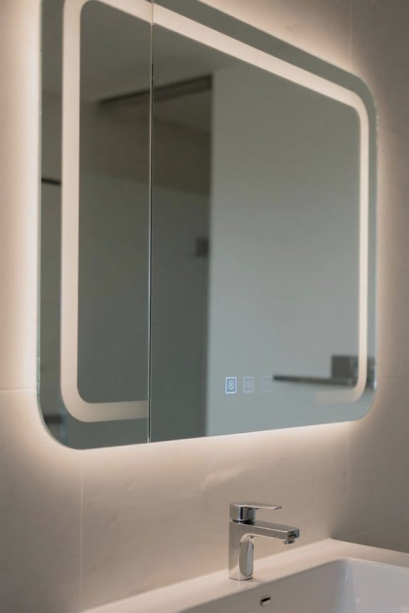 choosing frameless led mirrors