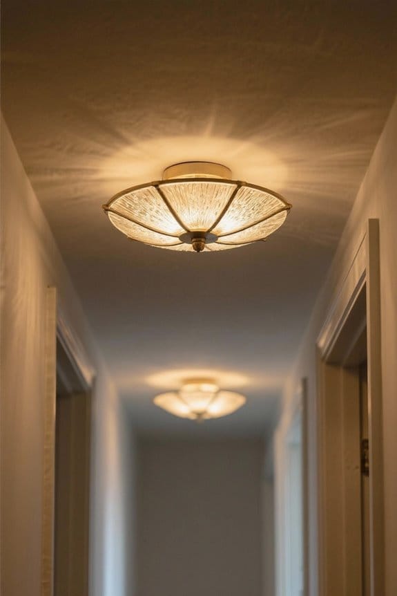 choosing hallway flush mount