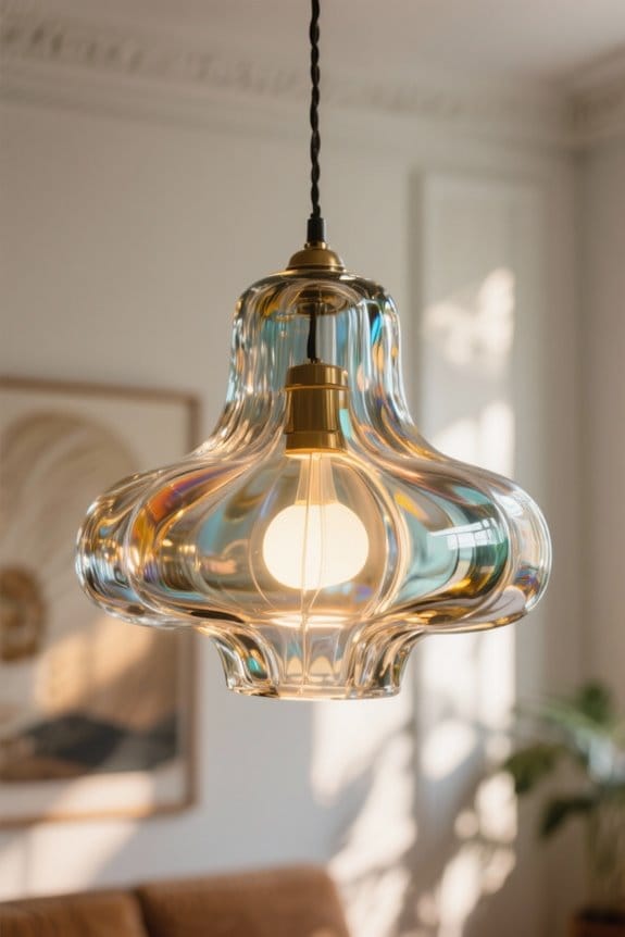 choosing pendant light glass