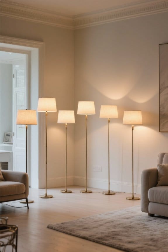 dimmable led floor lamps