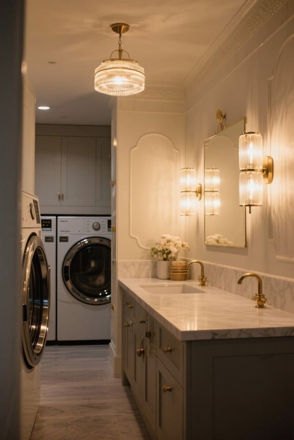efficient laundry room lighting