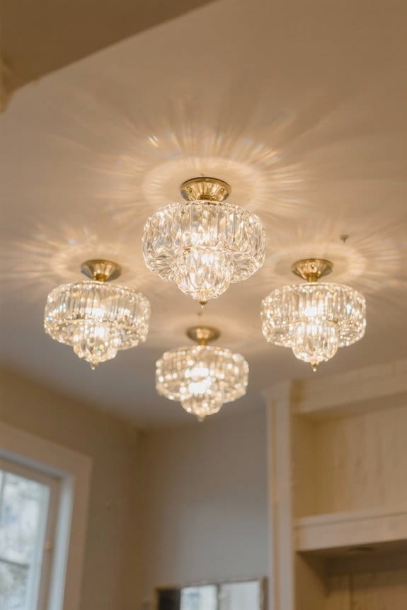 elegant crystal lighting options