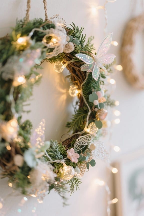 fairy lights wreath considerations