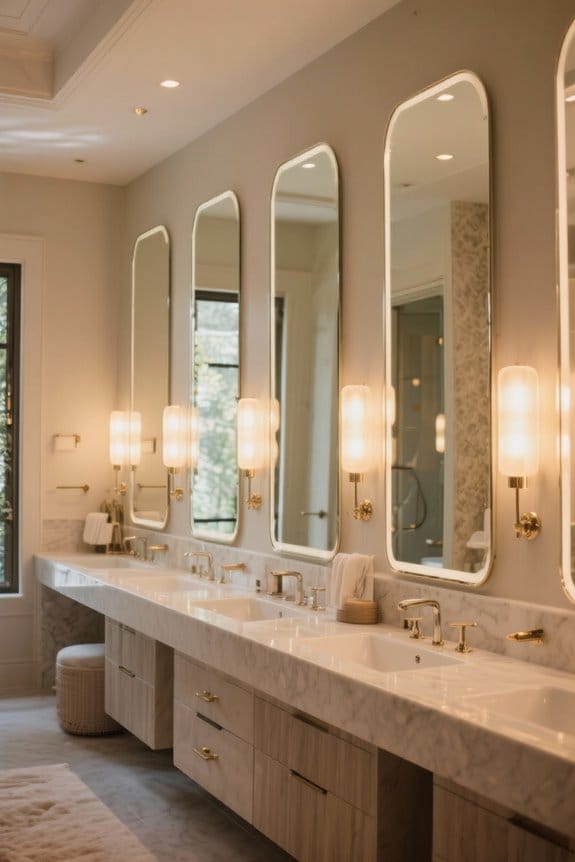 frameless led mirrors selection