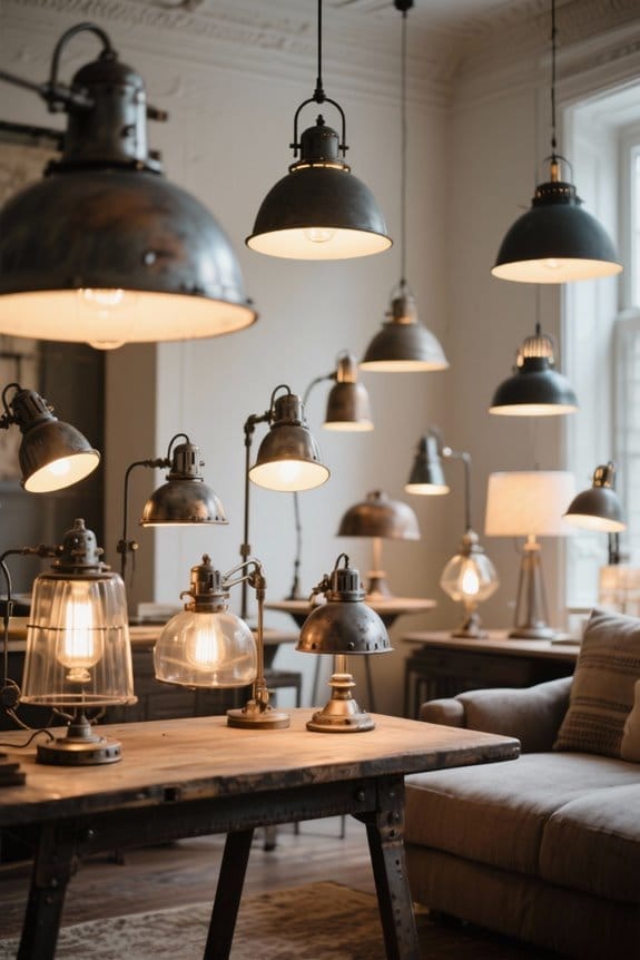 industrial style table lamps
