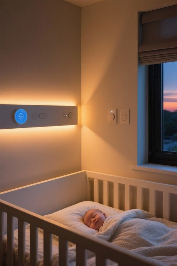 light affects infant sleep
