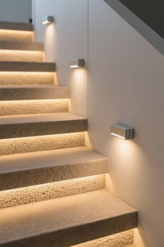 lighting options for stairs