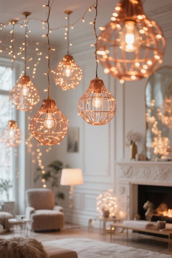 magical copper wire lights