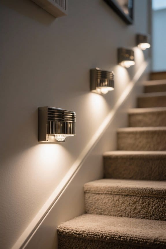 motion sensor stair light considerations