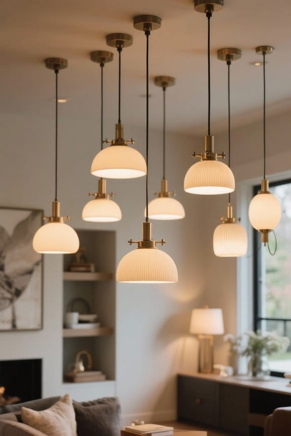 stylish adjustable pendant lights