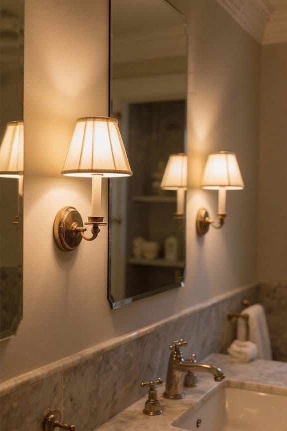 stylish bathroom sconces selection