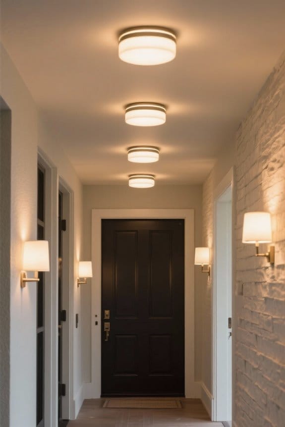 stylish entryway lighting options