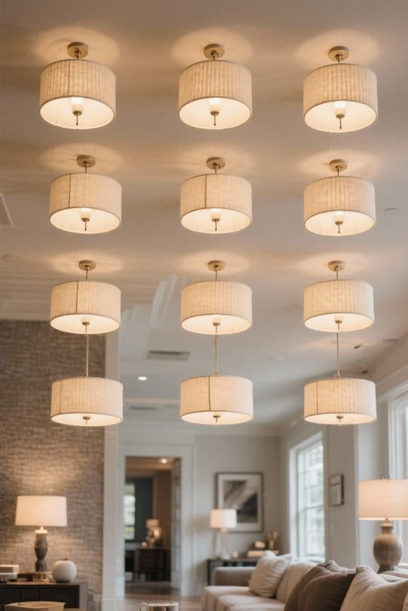 stylish flush mount lighting