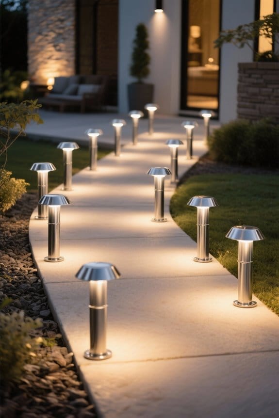 stylish outdoor pathway lighting