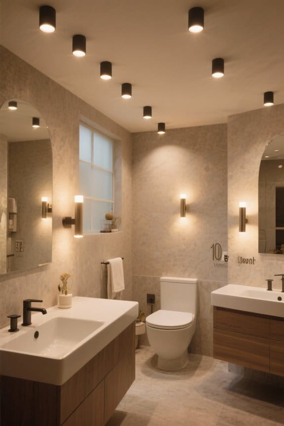 top bathroom downlight fixtures