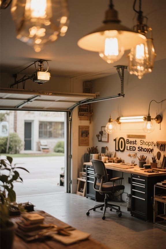 top led garage lights