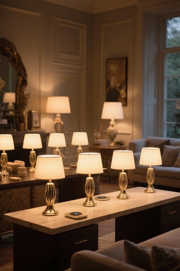touch control desk lamps