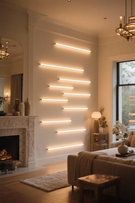 warm white strip lights