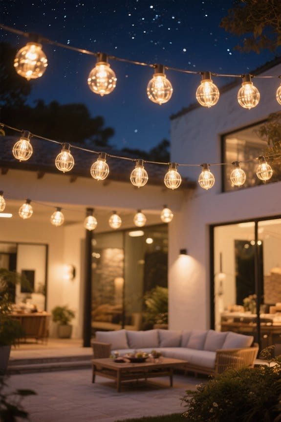 waterproof outdoor string lights